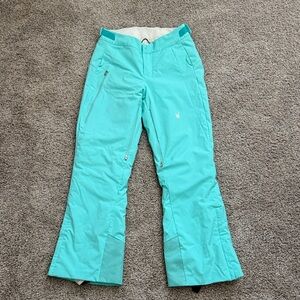 Spyder Women’s Insulated Turquoise Ski Snow Pants - Size 4